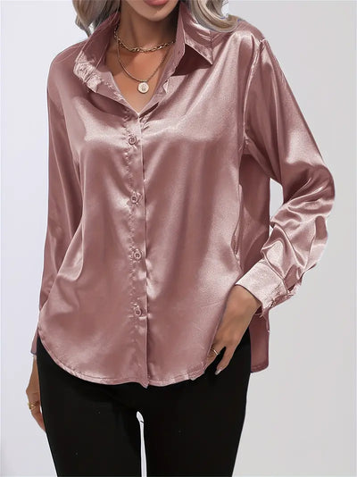 LALUNA® | Luxurious Satin Blouse