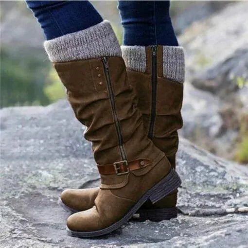 Laluna® | Ankle Boots With Side Zipper