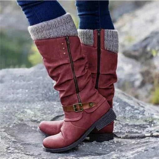 Laluna® | Ankle Boots With Side Zipper