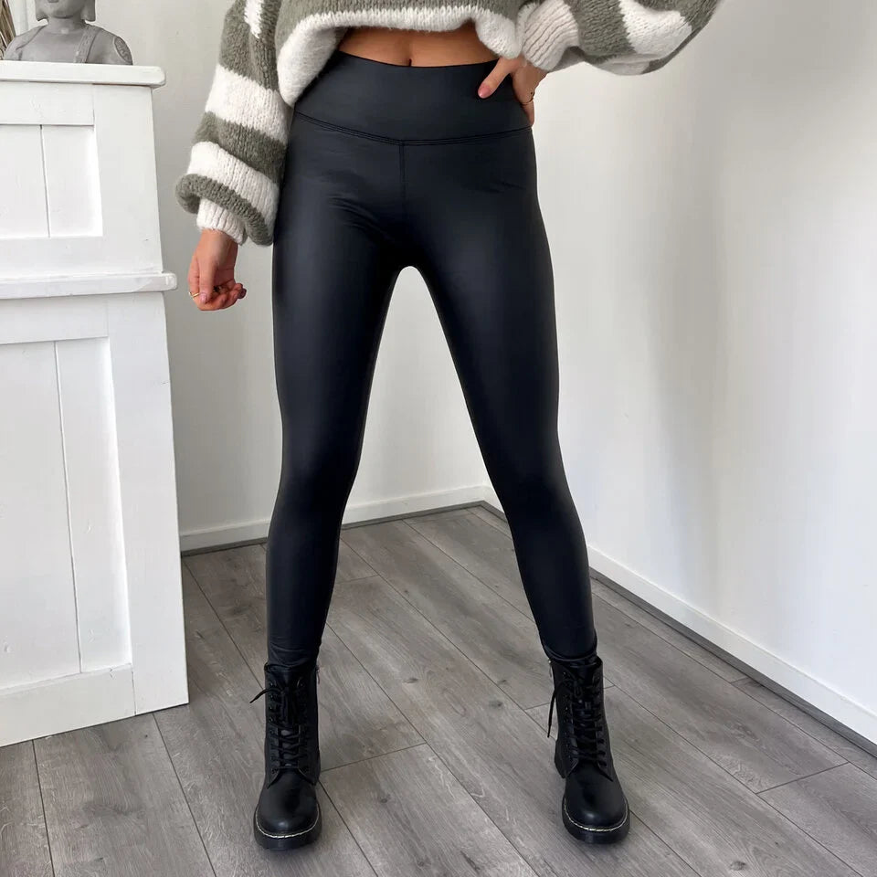 Laluna® | Faux Leather Leggings