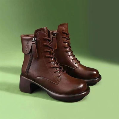 Laluna® | Classic Vintage Leather Boots