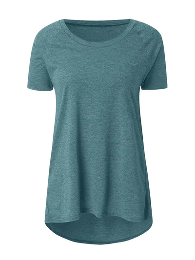 Laluna® Round Neck Short Sleeve T-Shirt