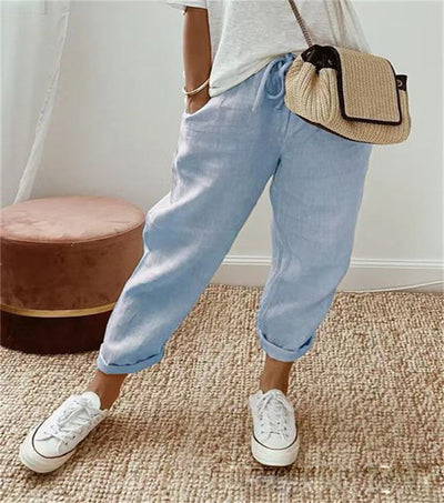 Rive | Stylish Cotton-Linen Pants - Buy One, Get One Free!