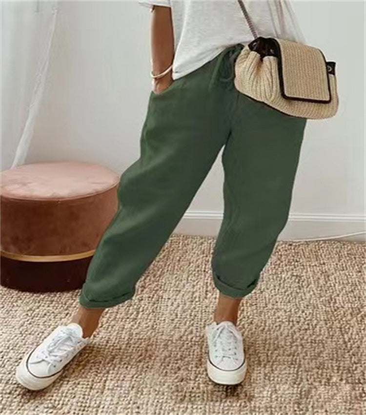 Rive | Stylish Cotton-Linen Pants - Buy One, Get One Free!