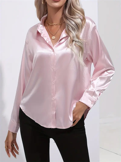 LALUNA® | Luxurious Satin Blouse