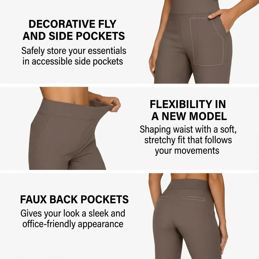 Laluna® | Elegant pants in soft jersey