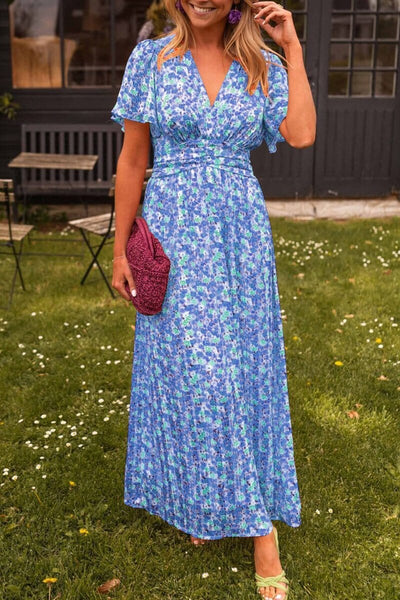 Sandra™ | Stylish V-Neck Maxi Dress