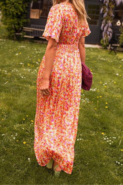 Sandra™ | Stylish V-Neck Maxi Dress