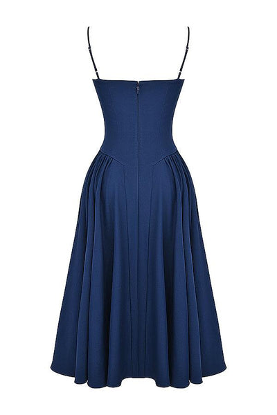 Laluna® Twill Corset Midi Dress