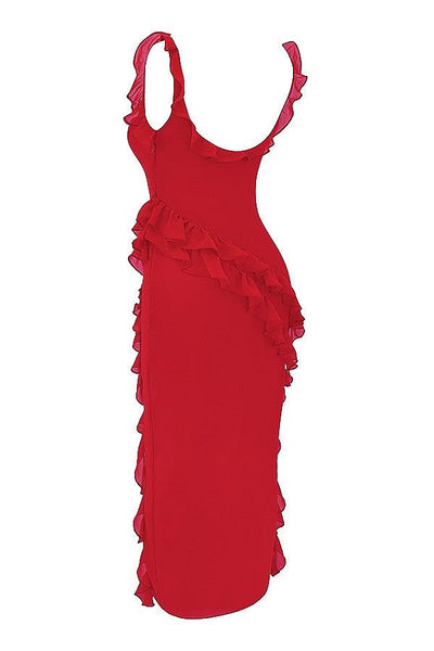 Laluna® | Ruffled Maxi Dress