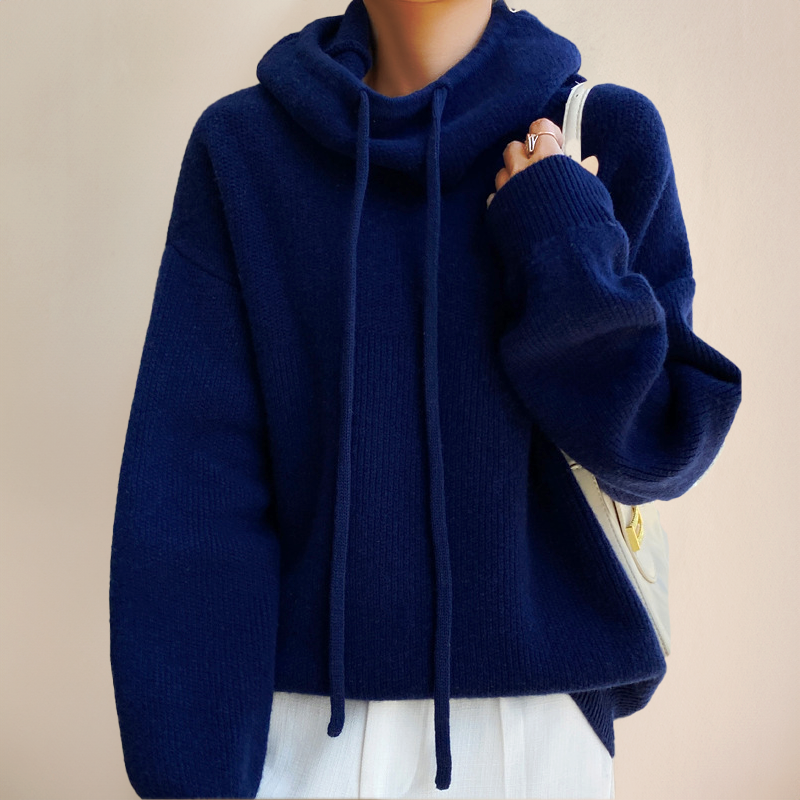 Laluna® Merino Wool Turtleneck Sweater