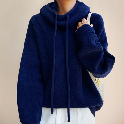 Laluna® Merino Wool Turtleneck Sweater