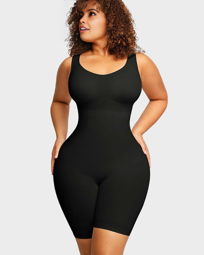 LALUNA® | MID-THIGH SEAMLESS BODYSUIT