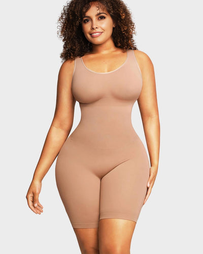 LALUNA® | MID-THIGH SEAMLESS BODYSUIT