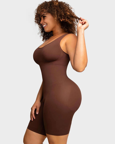 LALUNA® | MID-THIGH SEAMLESS BODYSUIT