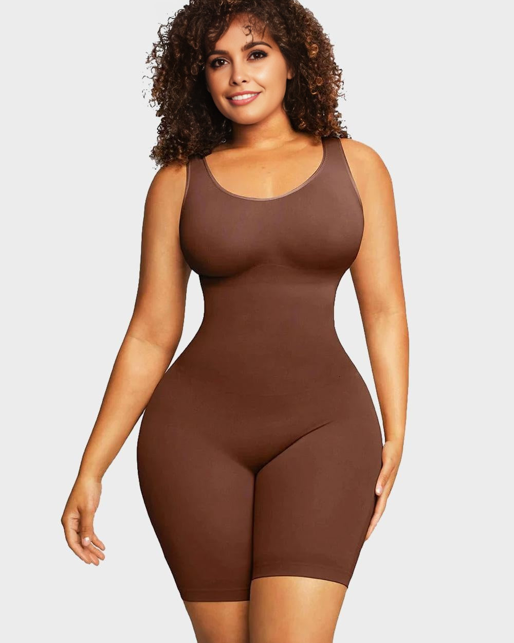 LALUNA® | MID-THIGH SEAMLESS BODYSUIT