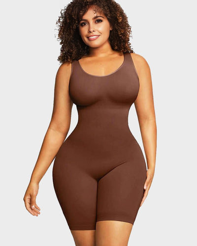 LALUNA® | MID-THIGH SEAMLESS BODYSUIT