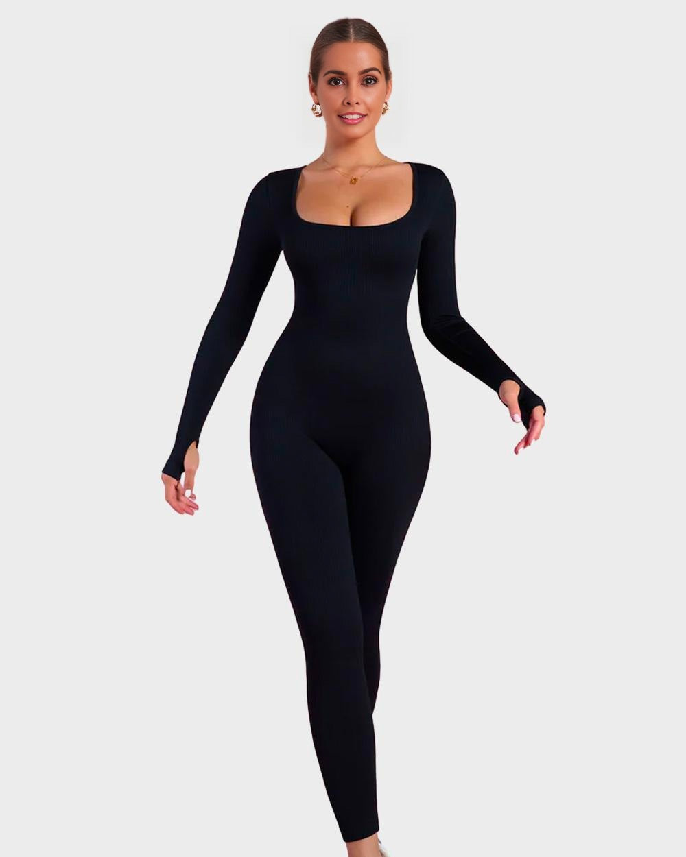Laluna® | Long Sleeve Shaping Jumpsuit