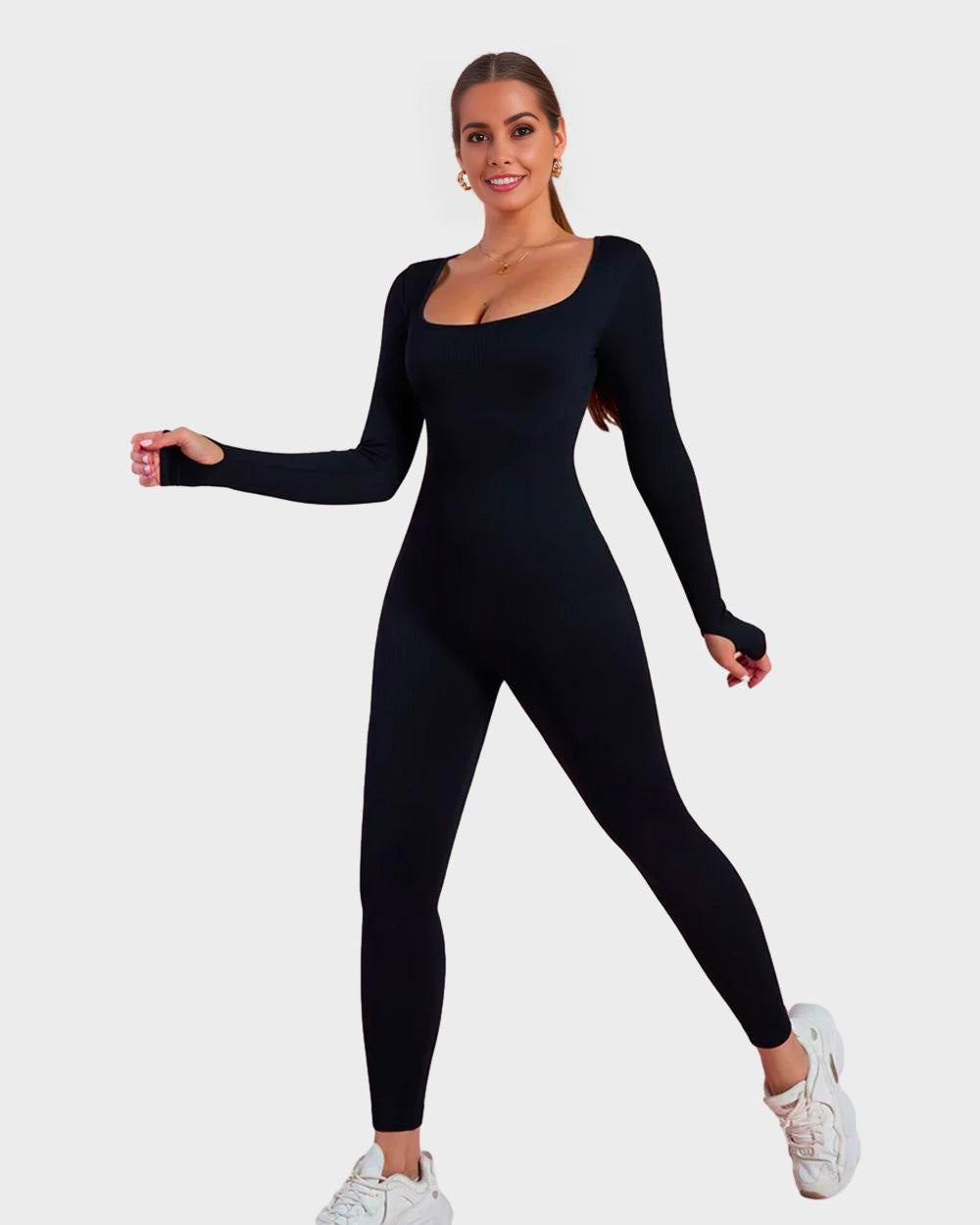 Laluna® | Long Sleeve Shaping Jumpsuit