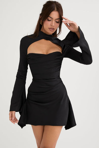 Laluna® | Elegant Draped Corset Dress