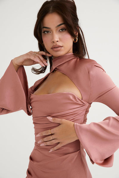 Laluna® | Elegant Draped Corset Dress
