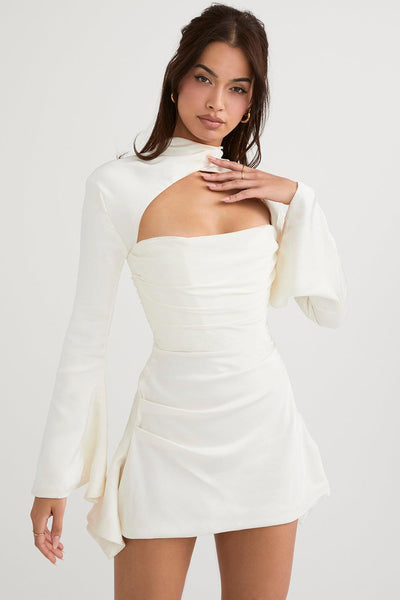 Laluna® | Elegant Draped Corset Dress