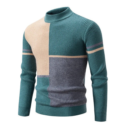 LALUNA® | Color Block Knit Sweater