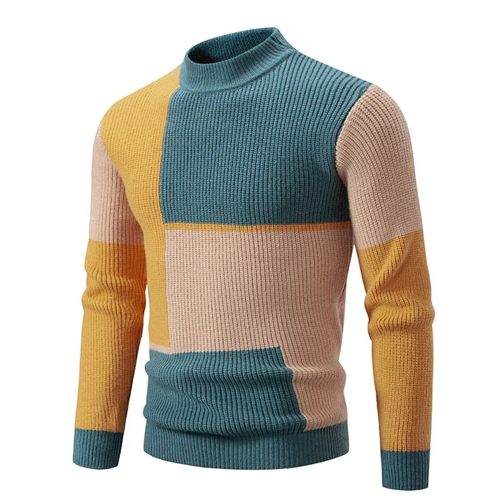 LALUNA® | Color Block Knit Sweater