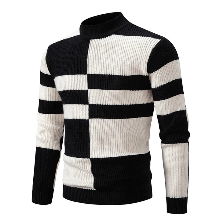LALUNA® | Color Block Knit Sweater