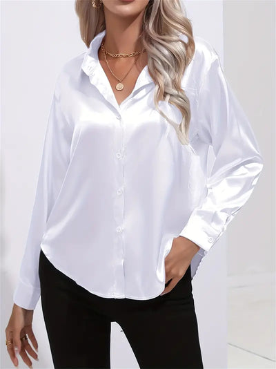 LALUNA® | Luxurious Satin Blouse