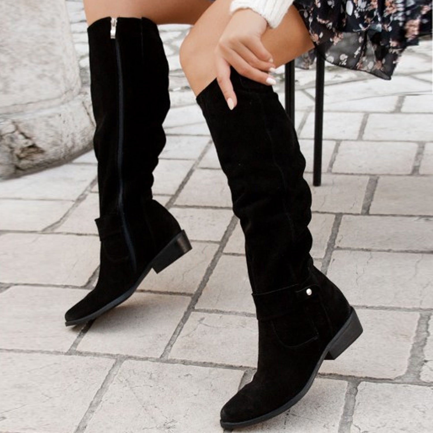 Laluna® | Knee-High Suede Boots
