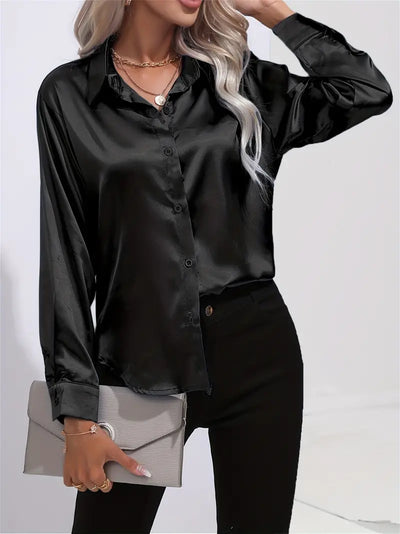 LALUNA® | Luxurious Satin Blouse